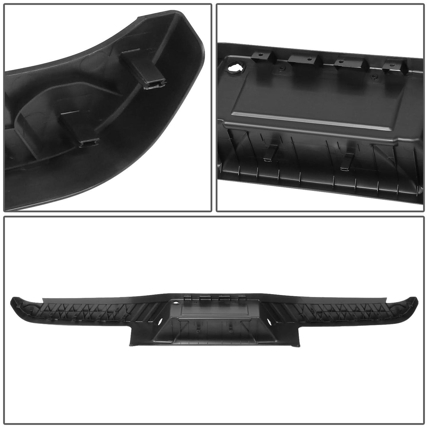 09-14 Ford F-150 Styleside Rear Bumper Step Protector Textured Black