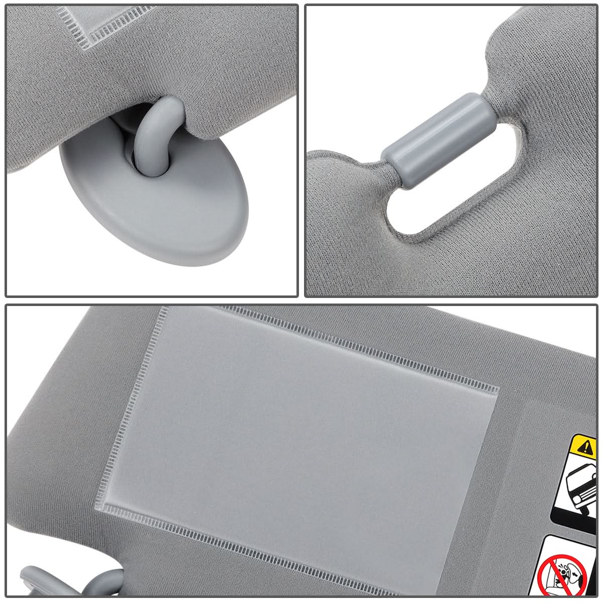 2005-2011 Toyota Tacoma Sun Visor - Medium Grey