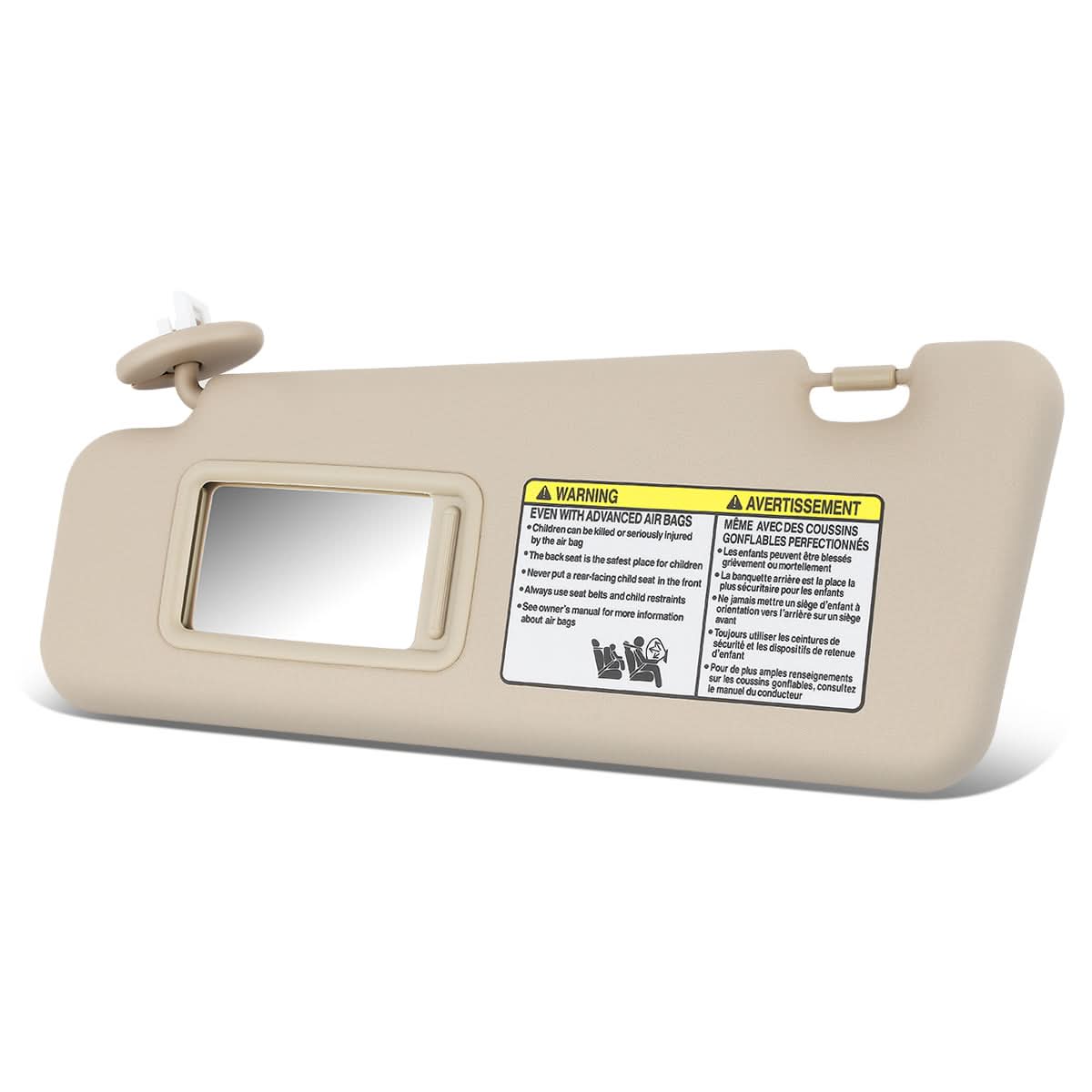 2010-2013 Toyota Highlander Sun Visor - Beige/Tan (Sunroof Models)