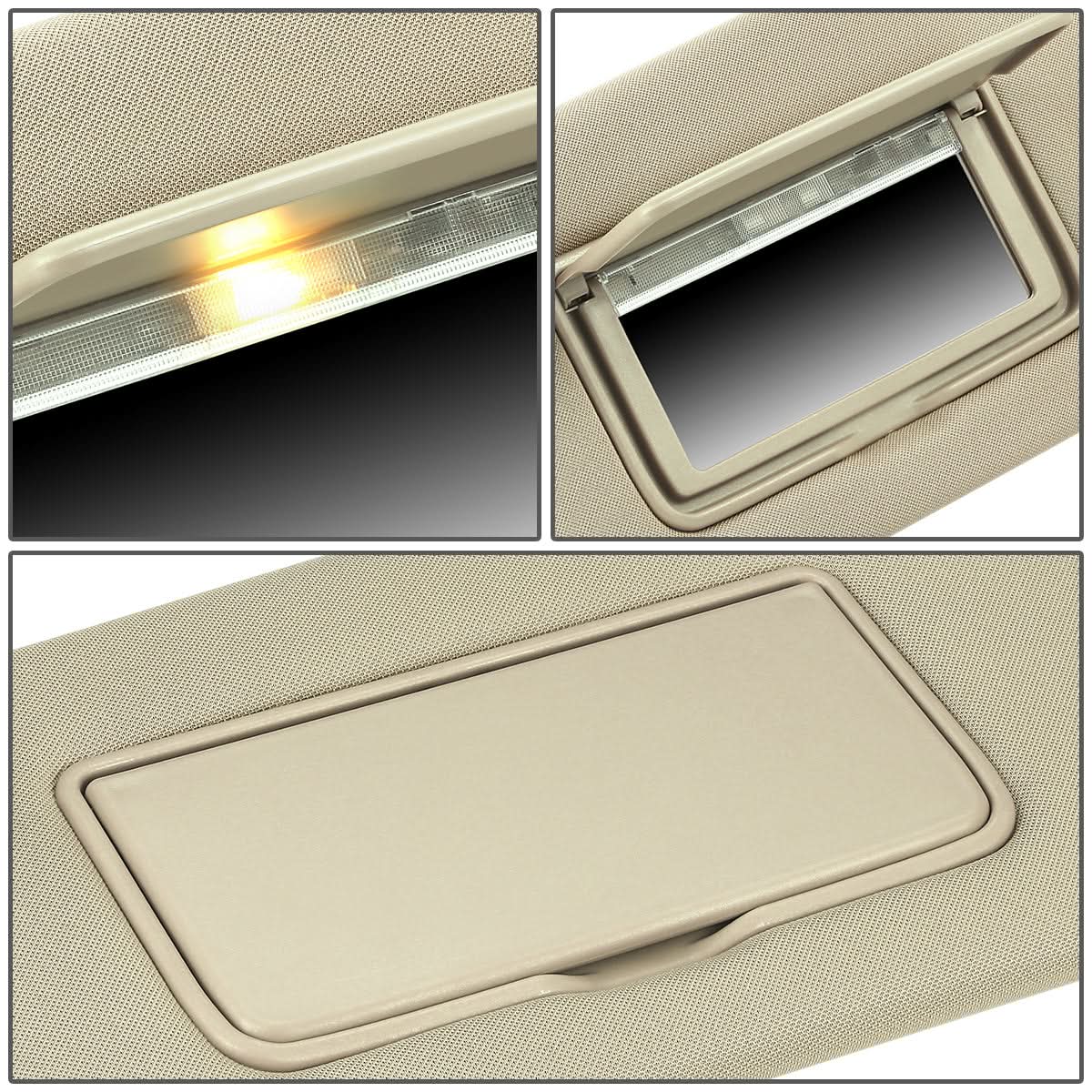 2013-2018 Nissan Altima Sun Visor w/ Lighted Mirror - Beige