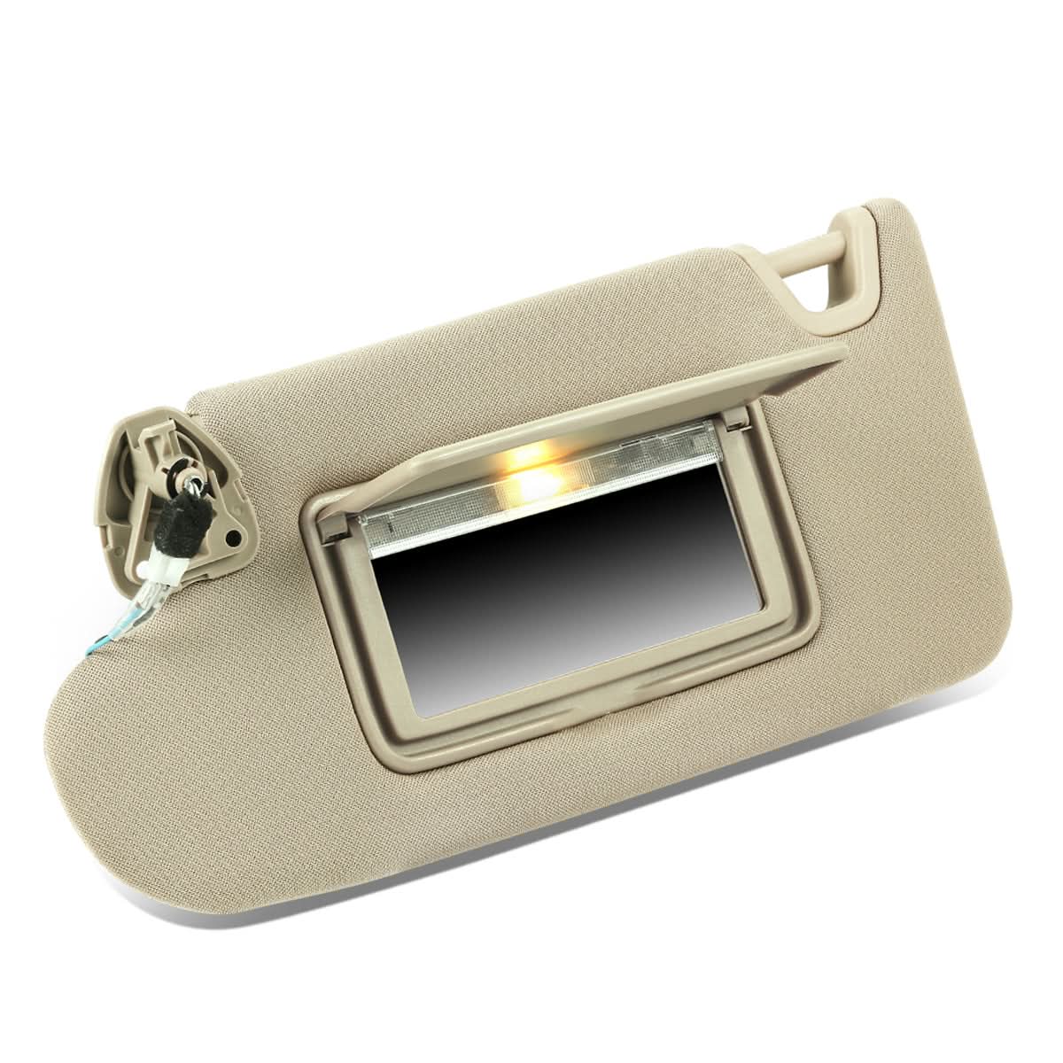 2013-2018 Nissan Altima Sun Visor w/ Lighted Mirror - Beige