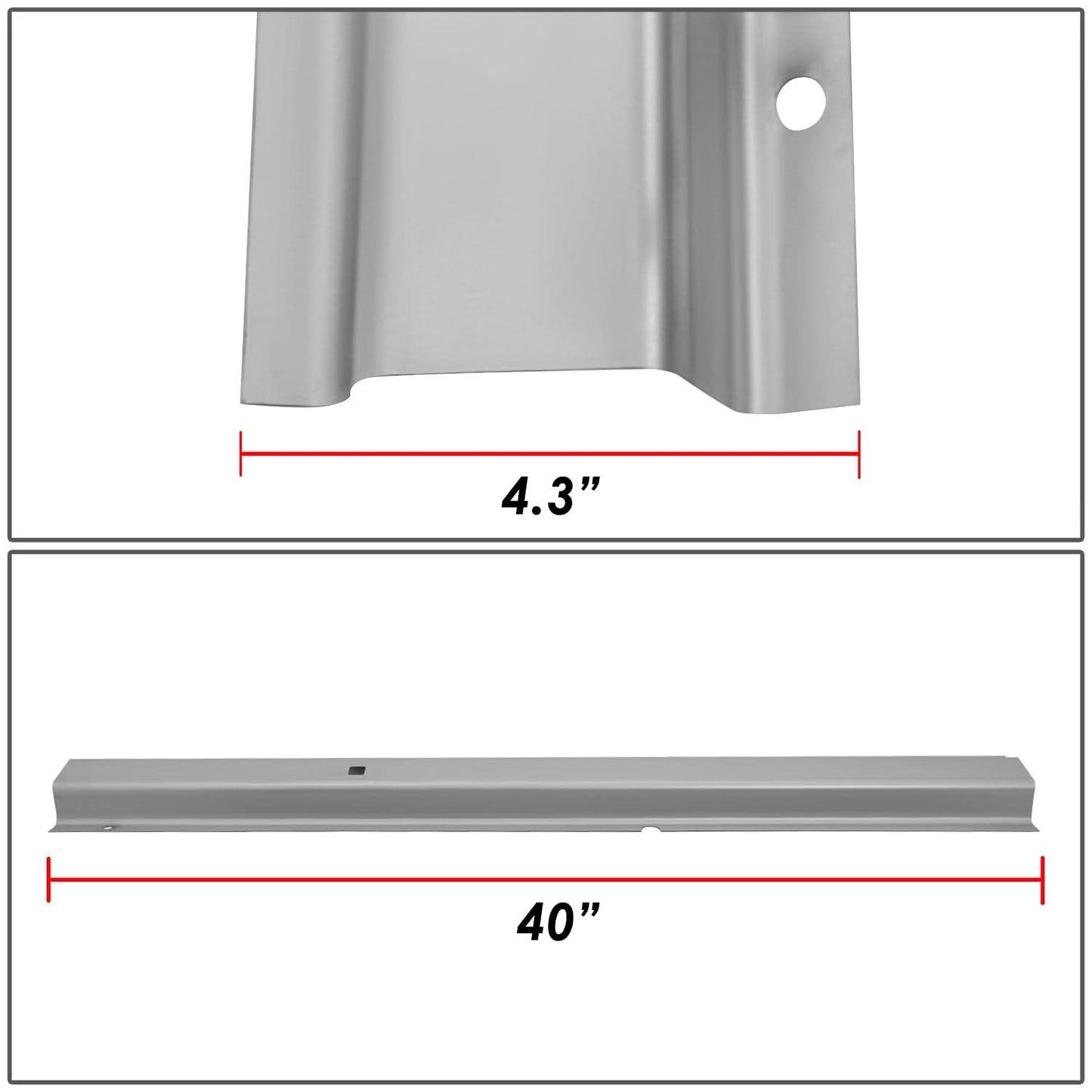 00-05 Ford Excursion Rocker Panels - Stamped Steel