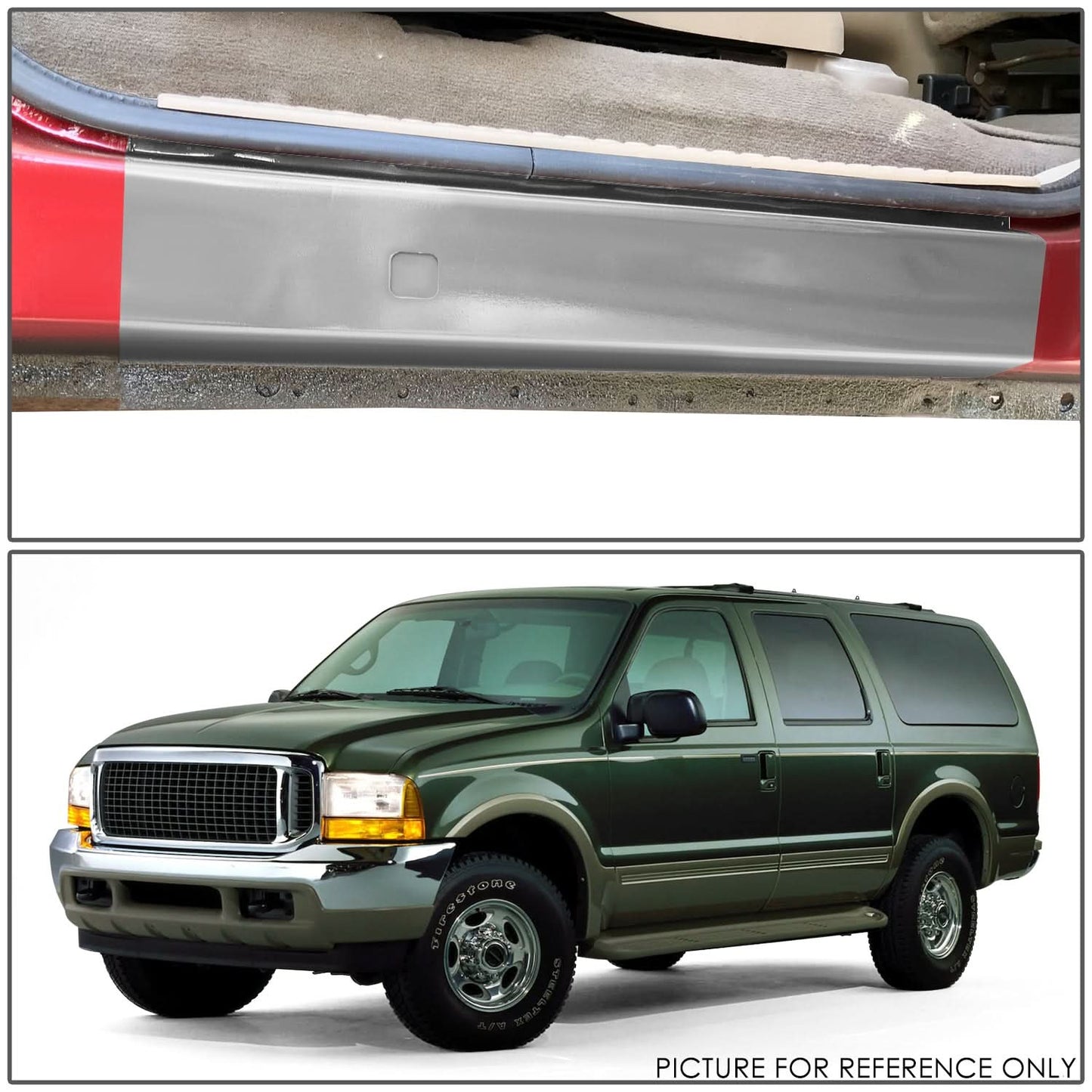 00-05 Ford Excursion Rocker Panels - Stamped Steel