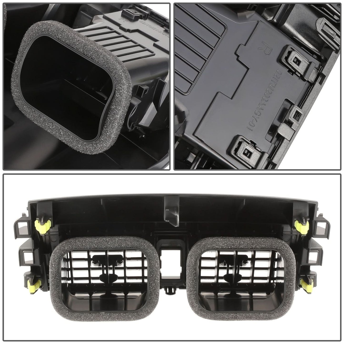 2009-2013 Toyota Corolla Dash Center AC Air Vent Upper Bezel Trim