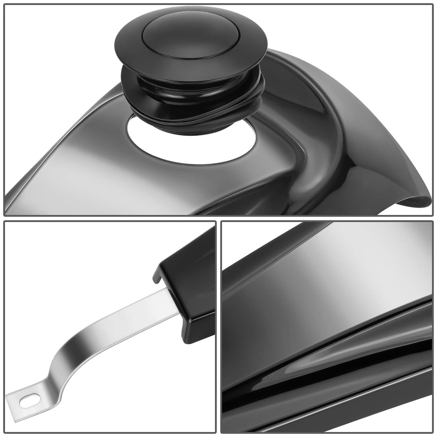 08-20 Harley Electra Road Glide Dash Fuel Console Gas Tank Cap Cover