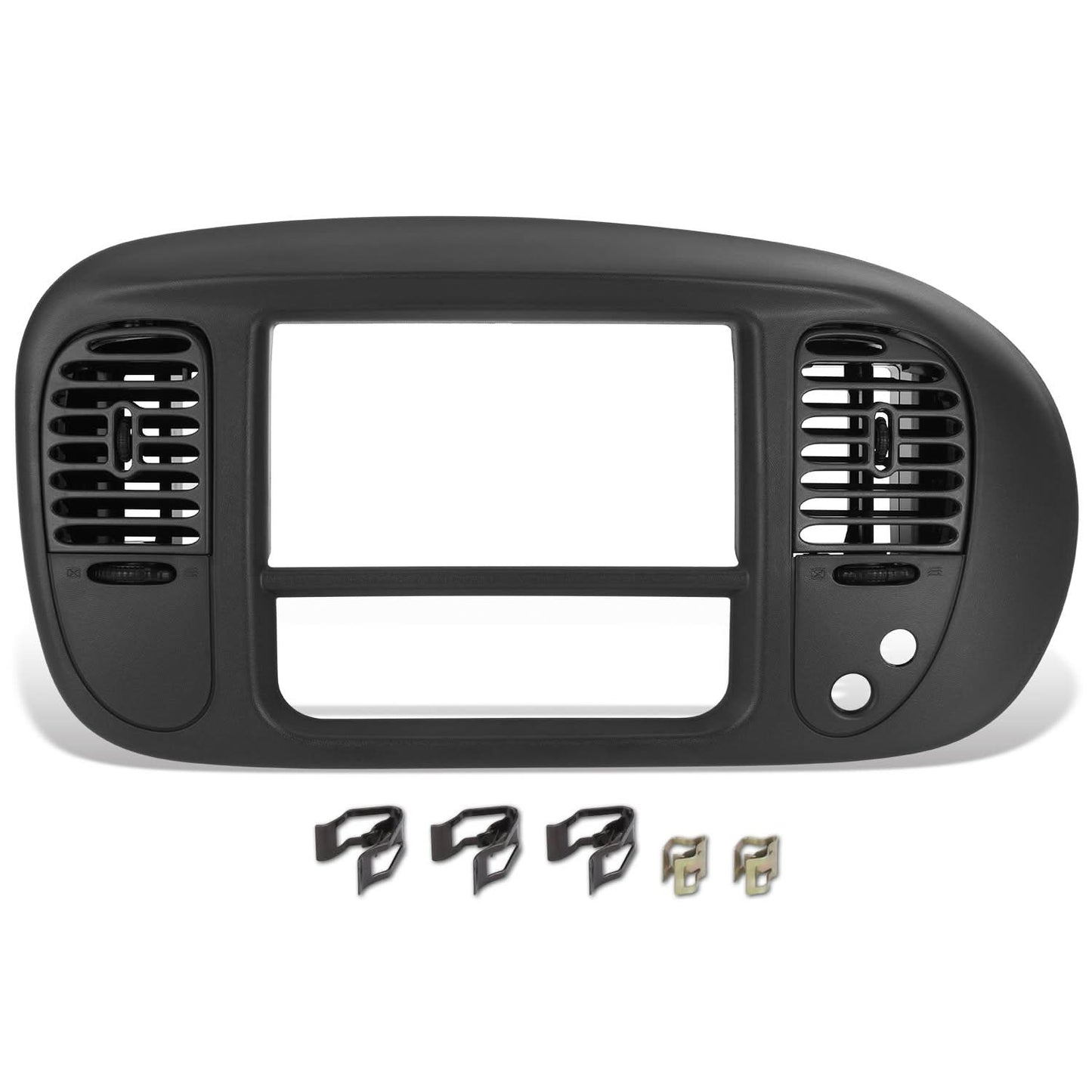 97-03 Ford F150 Center Dash Radio Climate Bezel Panel - Black