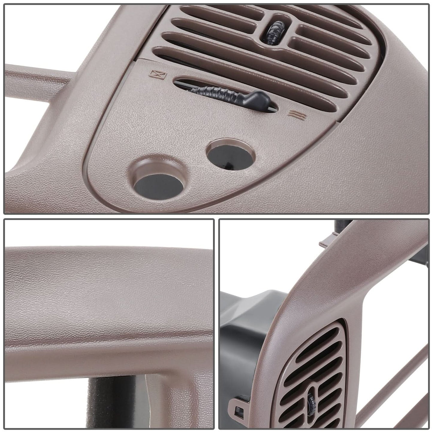 97-03 Ford F150 Center Dash Radio Climate Bezel Panel Brown