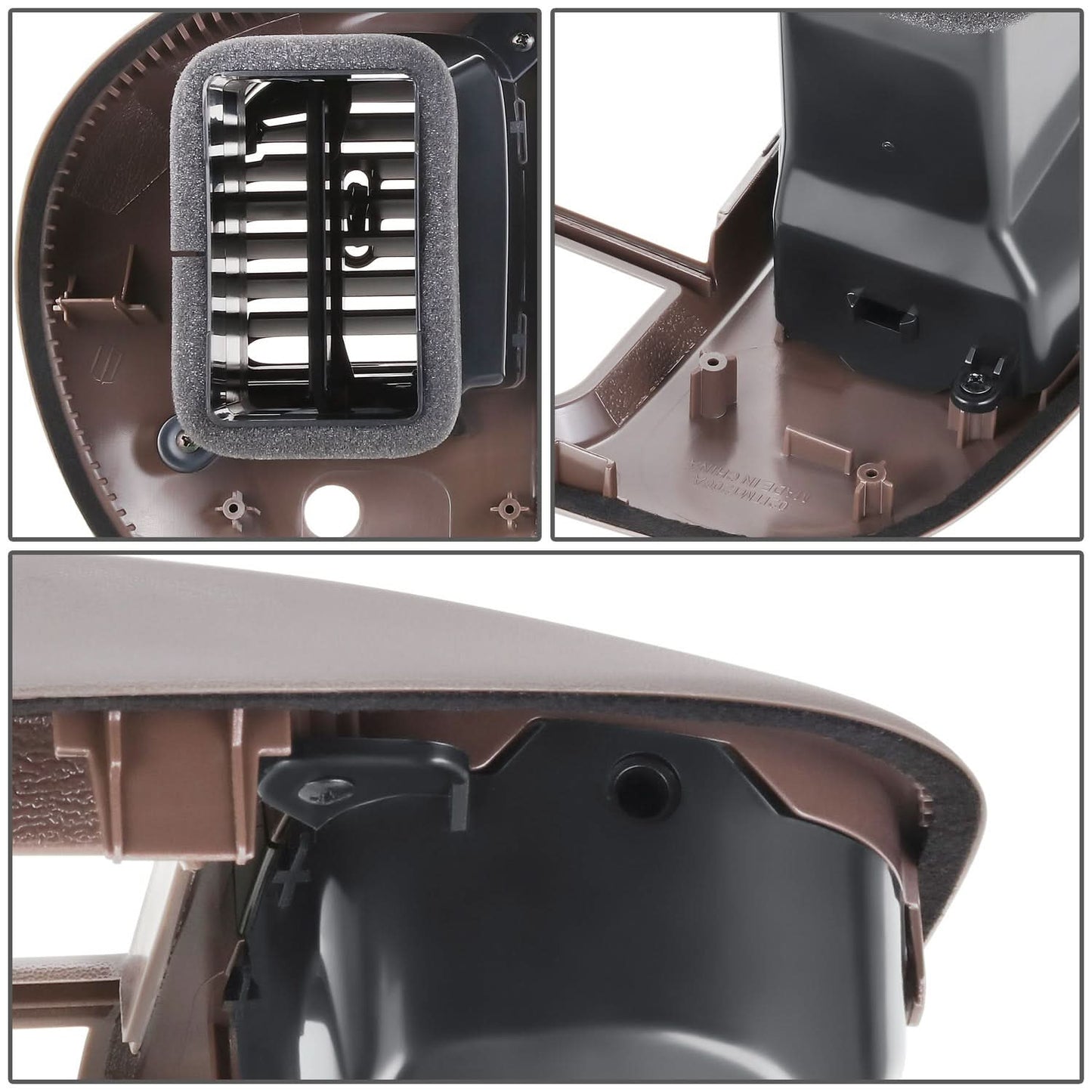 97-03 Ford F150 Center Dash Radio Climate Bezel Panel Brown