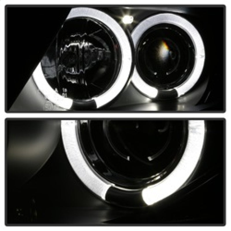 Spyder BMW Z4 03-08 Projector Headlights Xenon/HID Model Only - LED Halo Black PRO-YD-BMWZ403-HID-BK