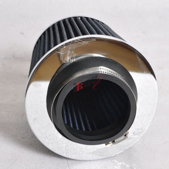 Blue 3" 76MM Inlet Race Performance Air Intake Cone Filter Replacement