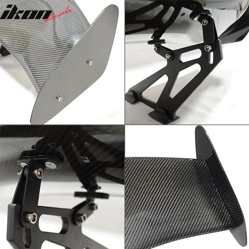 56"Inch GT Style 3D Carbon Fiber Racing Race Drag Trunk Spoiler Wing