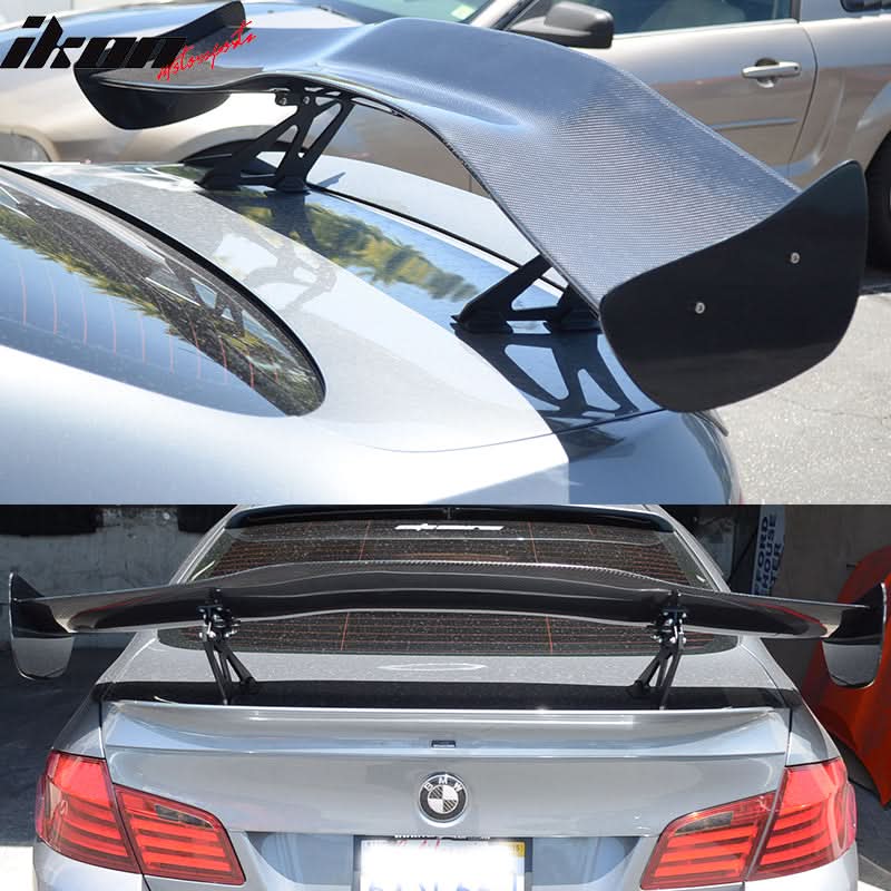 Universal 57" GT Style Racing Race Drag Trunk Spoiler 3D Carbon Fiber