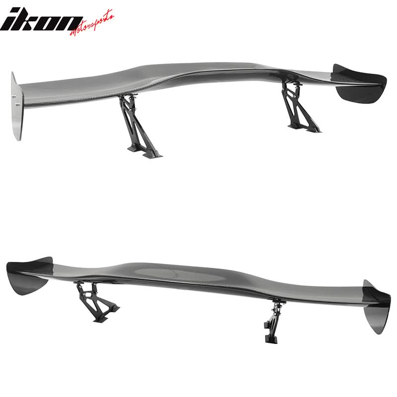 Universal 57" GT Style Racing Race Drag Trunk Spoiler 3D Carbon Fiber
