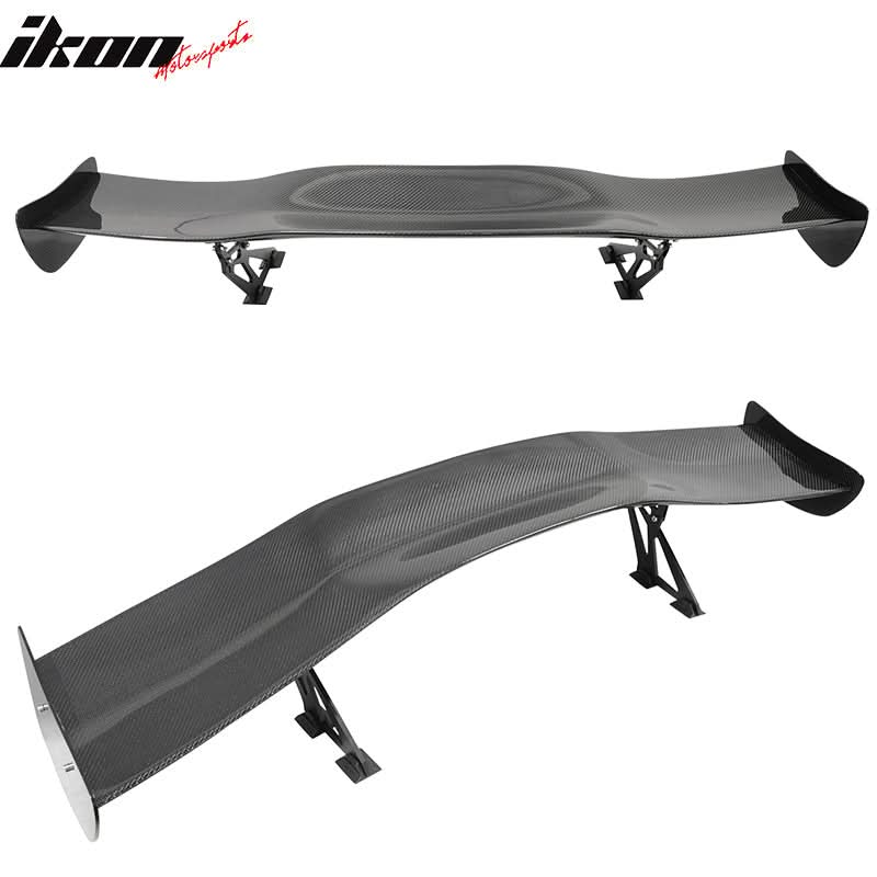 Universal 57" GT Style Racing Race Drag Trunk Spoiler 3D Carbon Fiber