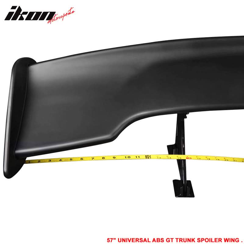 Honda 57"  Unpainted GT Style Adjustable Rear Trunk Spoiler Wing ABS
