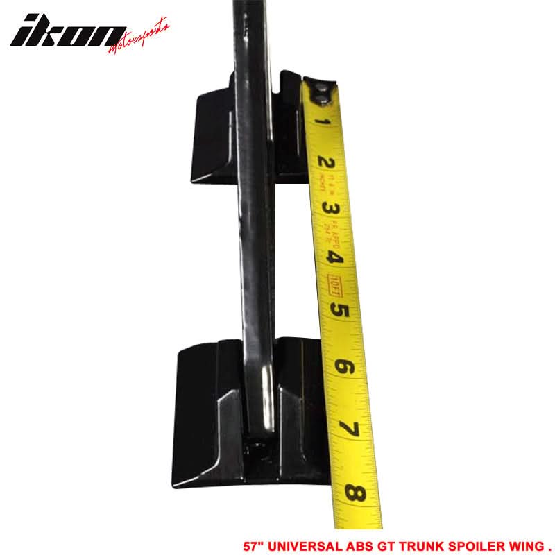 Dodge 57" Unpainted GT Style Adjustable Rear Trunk Spoiler Wing ABS