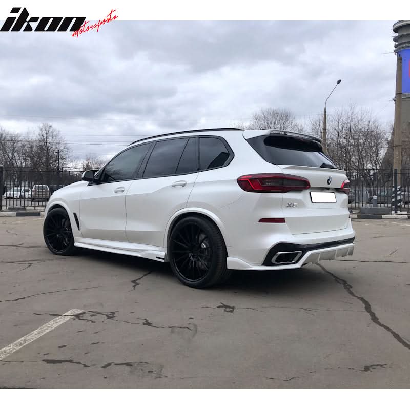 2019-2022 BMW G05 X5 HM Style ABS Rear Roof Spoiler Lip Wing