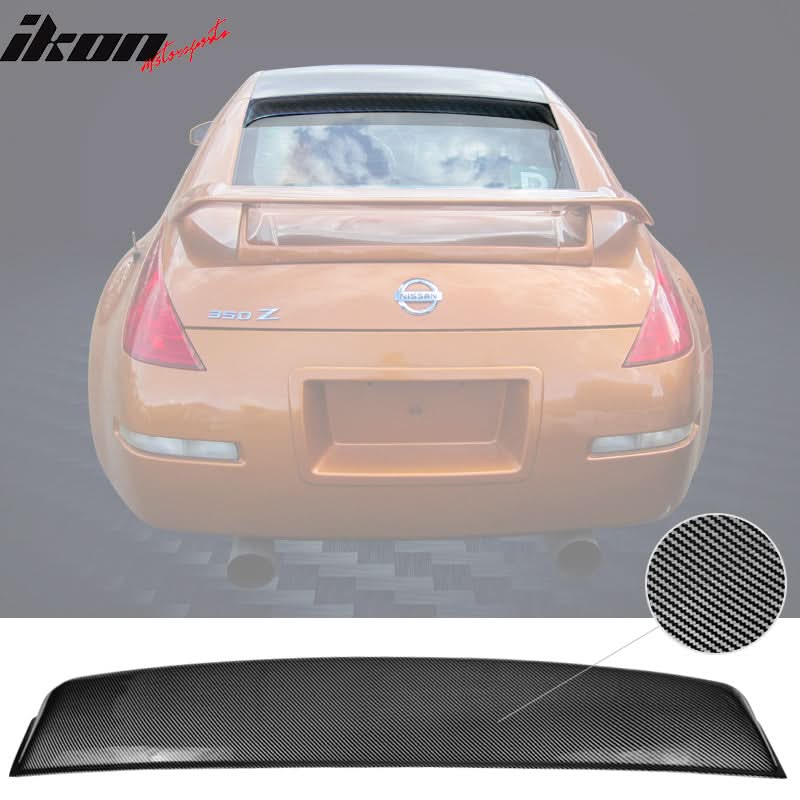 2003-2008 Nissan 350Z Coupe Rear Window Visor Roof Spoiler Wing PP