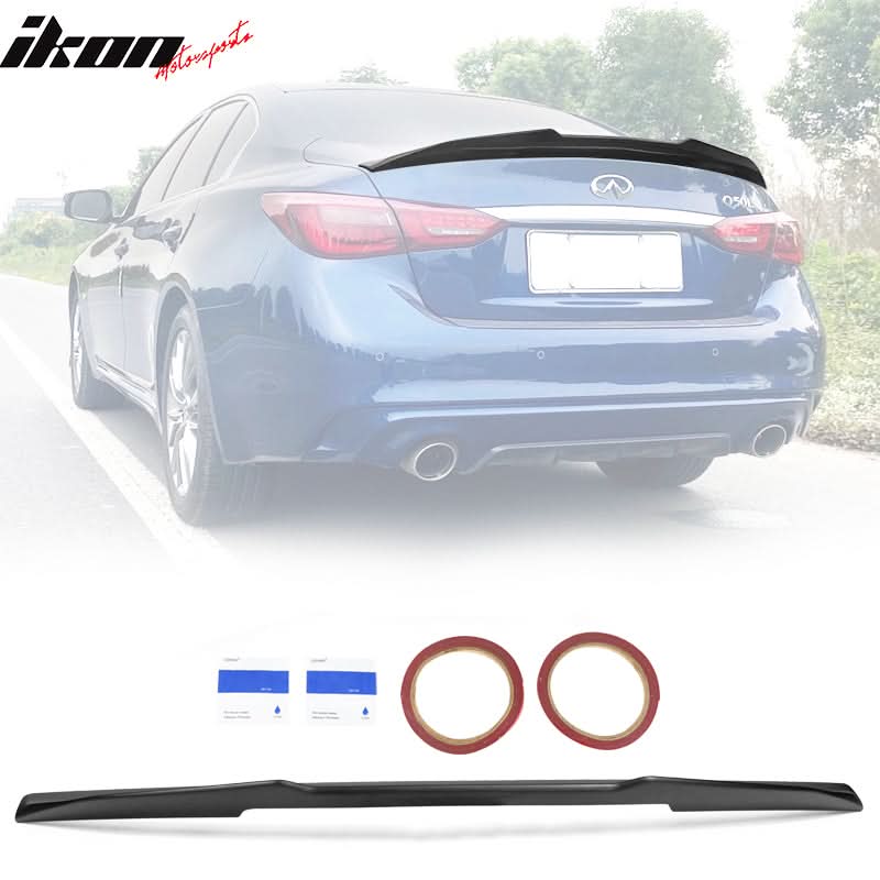 2014-2024 Infiniti Q50 Lip Duckbill Spoiler Wing ABS