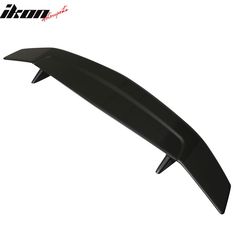 Universal Rear Spoiler Wing With 3rd Brake Light Ikon Style Trunk Wing