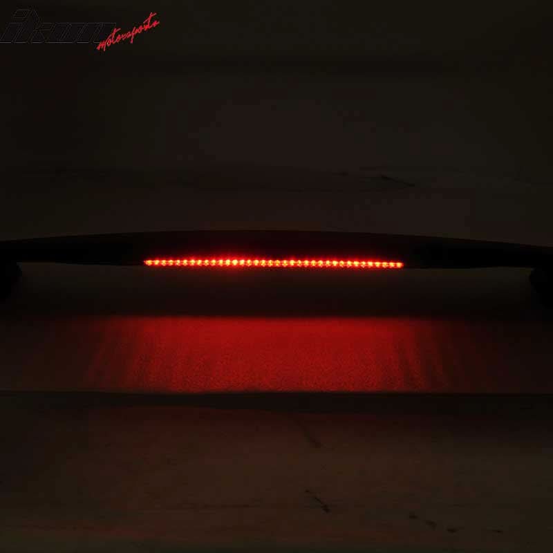 Universal Fit IKON Style Matte Black Rear Spoiler Wing ABS