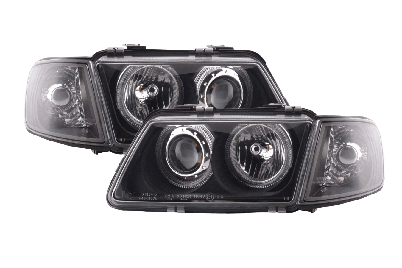 Audi A3 (8L) Black Angel Eye Headlights (1996-2000)