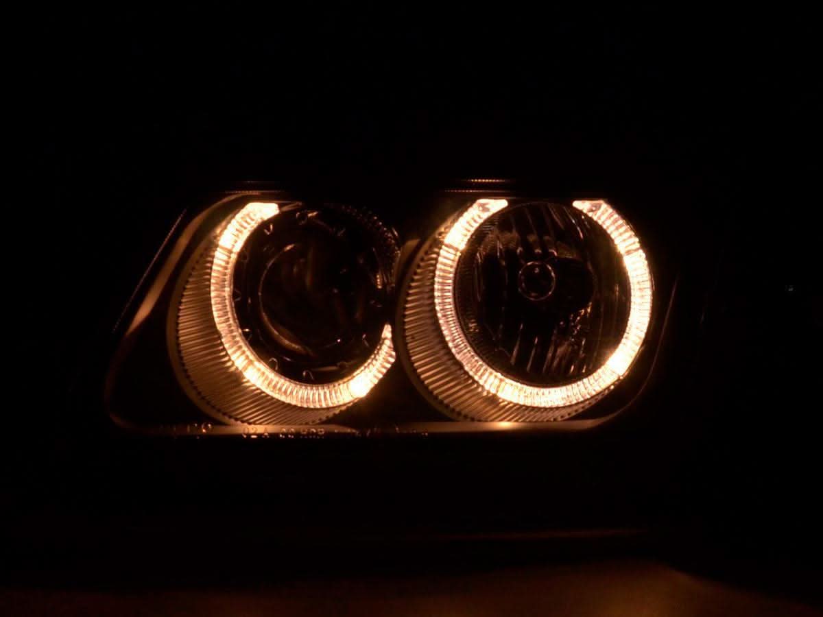 Audi A3 (8L) Black Angel Eye Headlights (1996-2000)