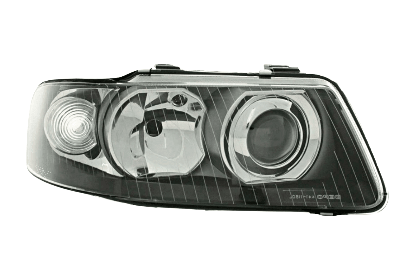 Audi A3 (8L) Black Headlight Set (2000-2003)