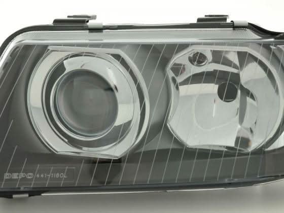 Audi A3 (8L) Black Headlight Set (2000-2003)