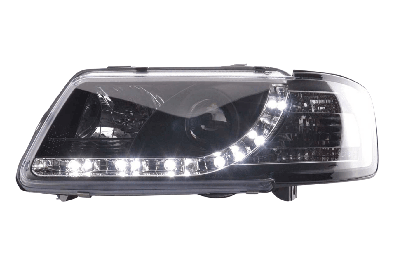 Audi A3 (8L) Black LED Headlights with Daytime Running Lights  (1996-2000)