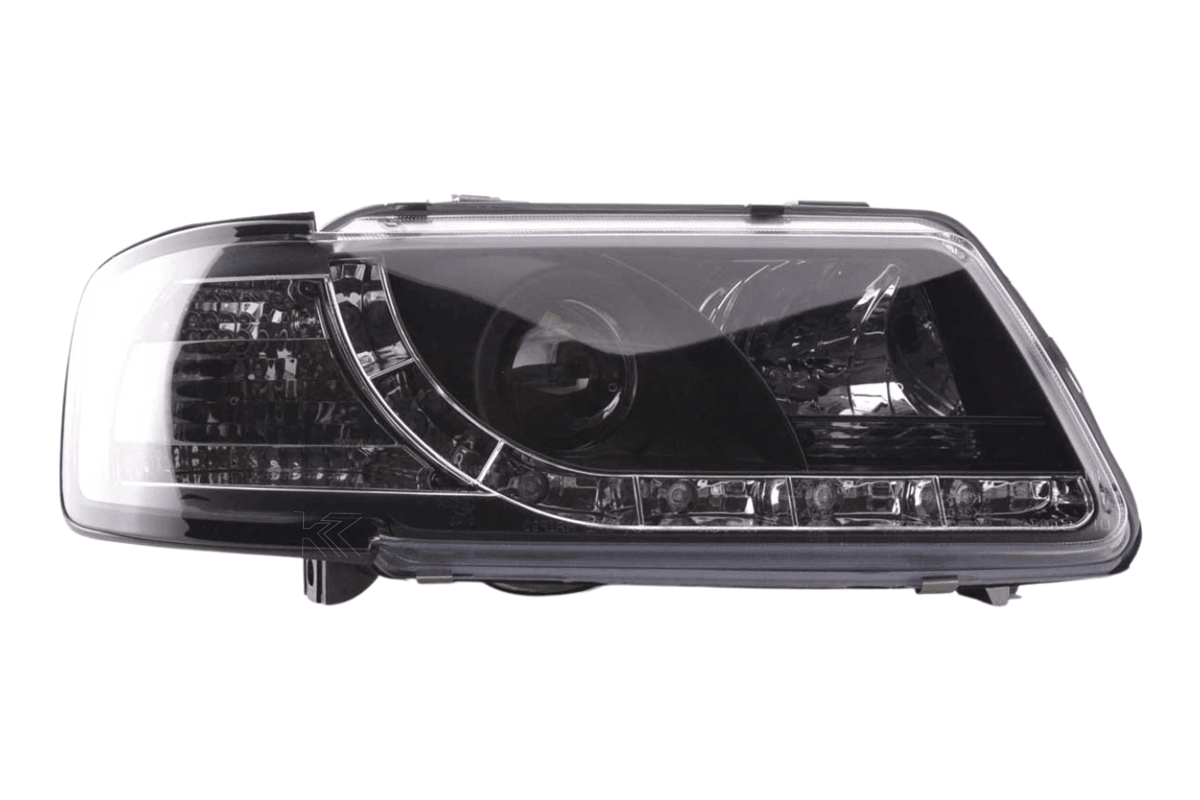 Audi A3 (8L) Black LED Headlights with Daytime Running Lights  (1996-2000)