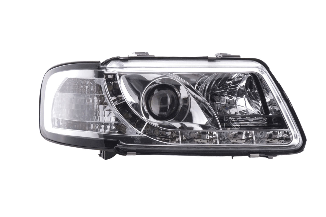 Audi A3 (8L) Chrome LED Headlights with Daytime Running Lights  (1996-2000)