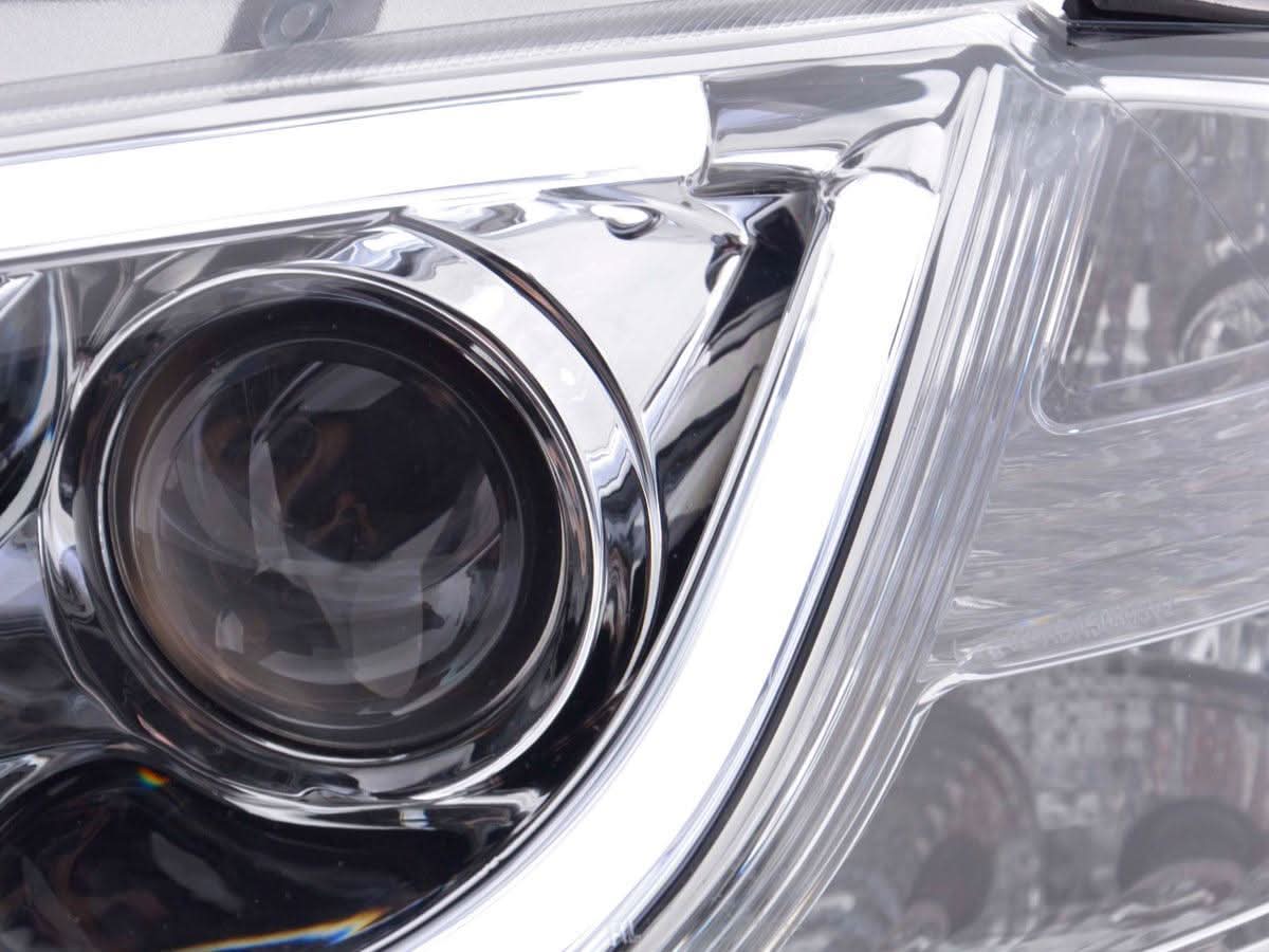 Audi A3 (8P 8PA) Chrome LED Headlights with Daytime Running Lights (2003-2008)