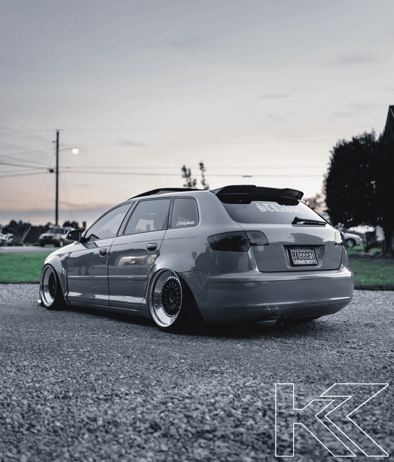 Audi A3 (8p) Hatchback Smoked/Clear LED Tail Lights (2004-2008)