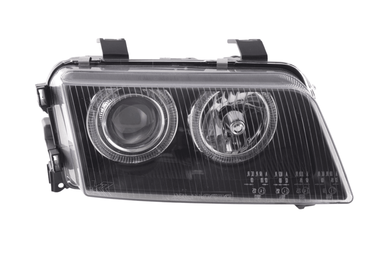 Audi A4 (B5 8D) Black Angel Eye Headlights (1995-1999)