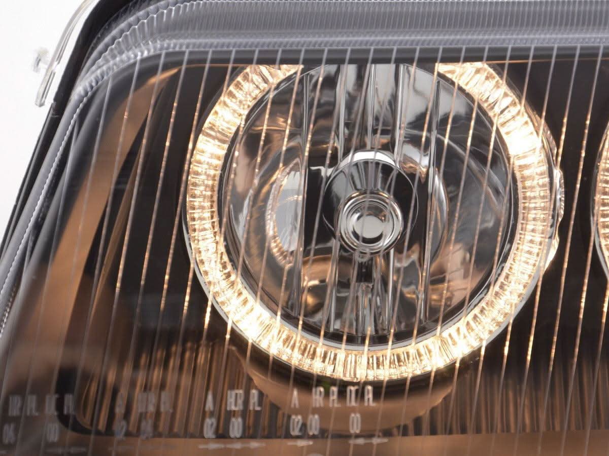 Audi A4 (B5 8D) Black Angel Eye Headlights (1995-1999)
