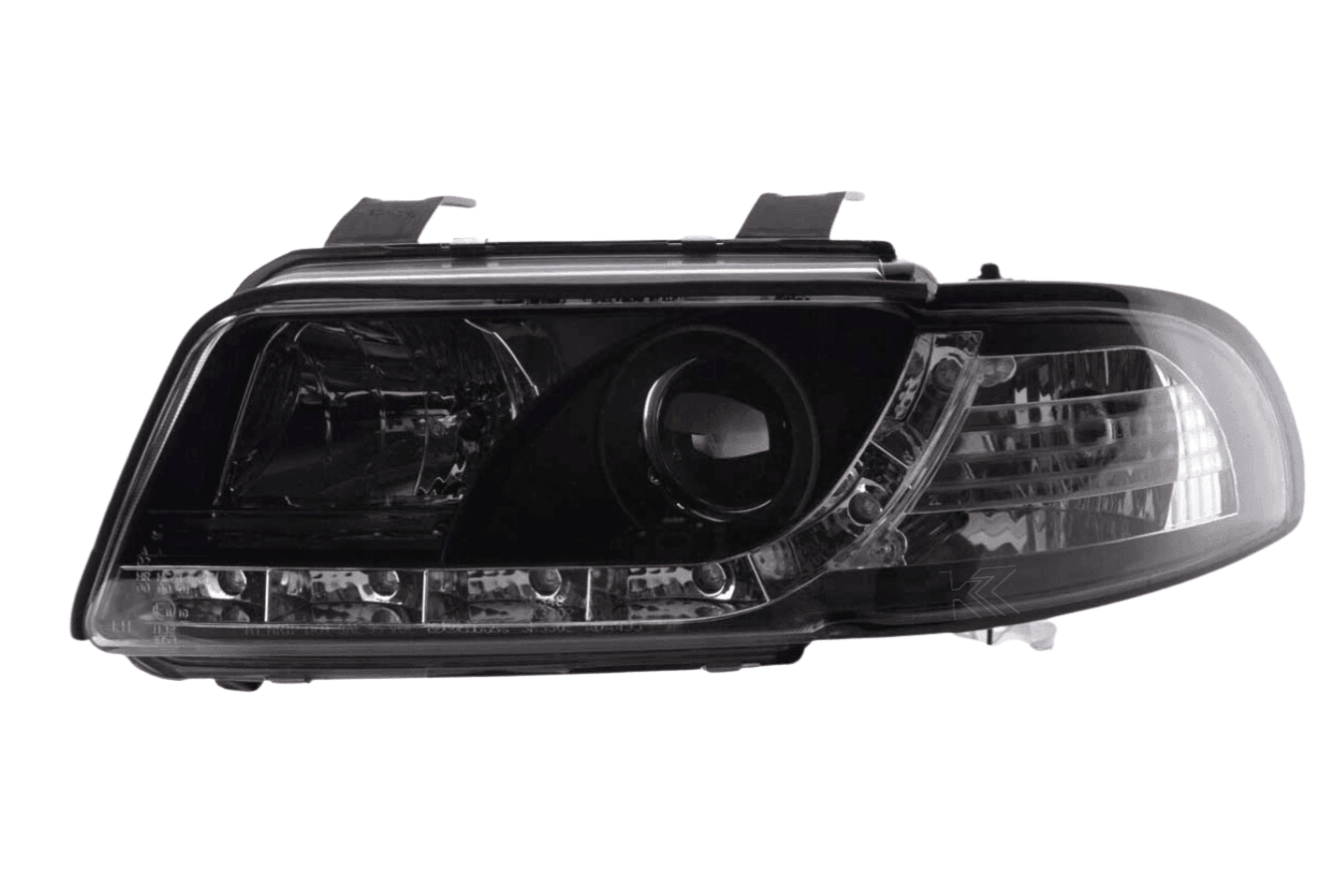 Audi A4 (B5 8D) Black LED Headlights with Daytime Running Lights (1995-1999)