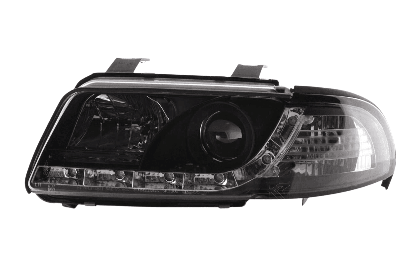 Audi A4 (B5 8D) Black LED Headlights with Daytime Running Lights (1999-2001)