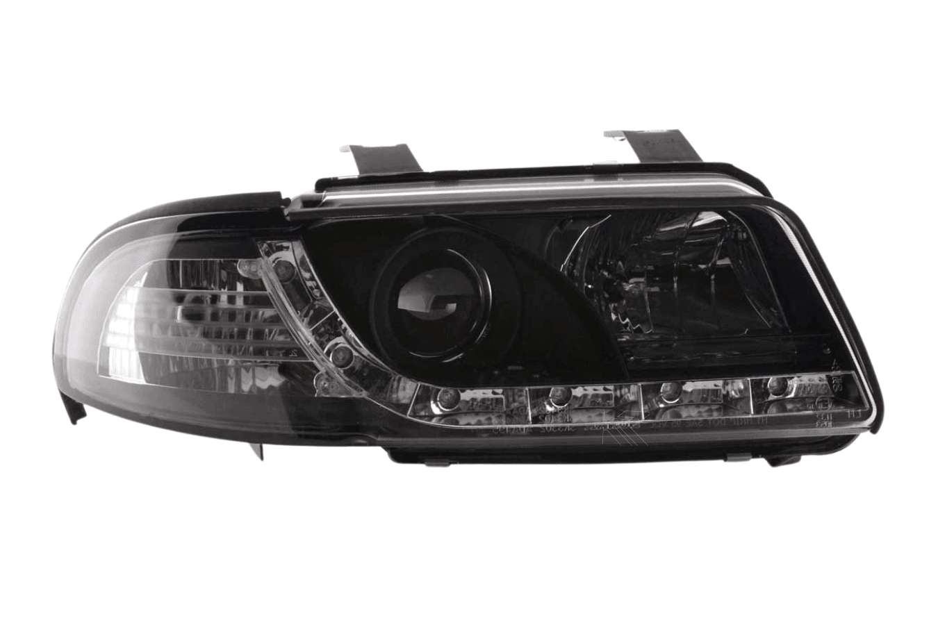Audi A4 (B5 8D) Black LED Headlights with Daytime Running Lights (1999-2001)