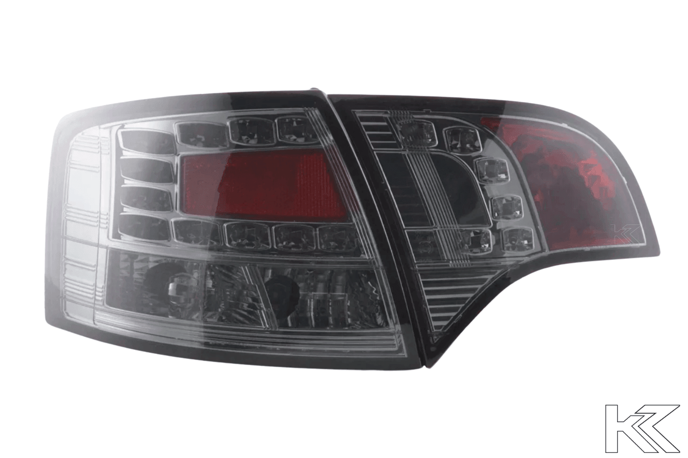 Audi A4 (B7/8E) Avant Chrome Smoke LED Taillights Set (2004-2008)