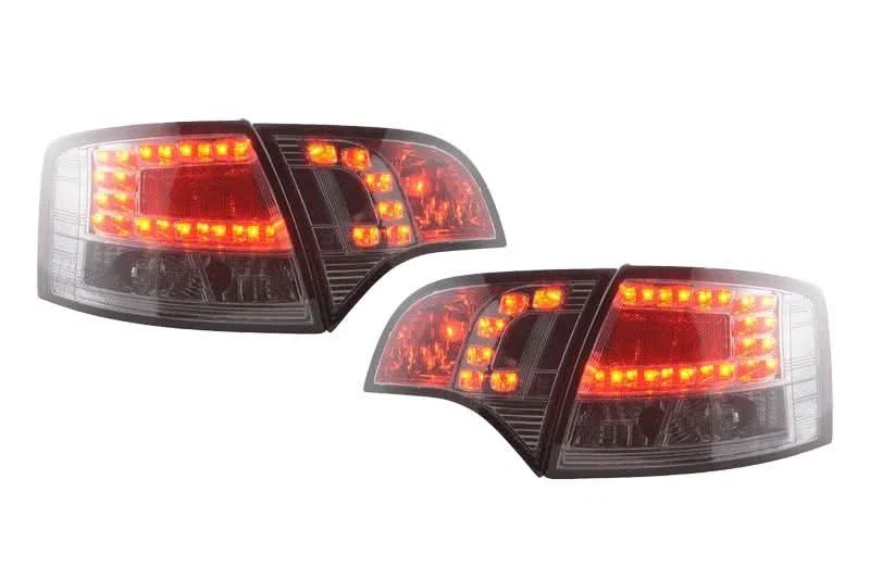 Audi A4 (B7/8E) Avant Chrome Smoke LED Taillights Set (2004-2008)