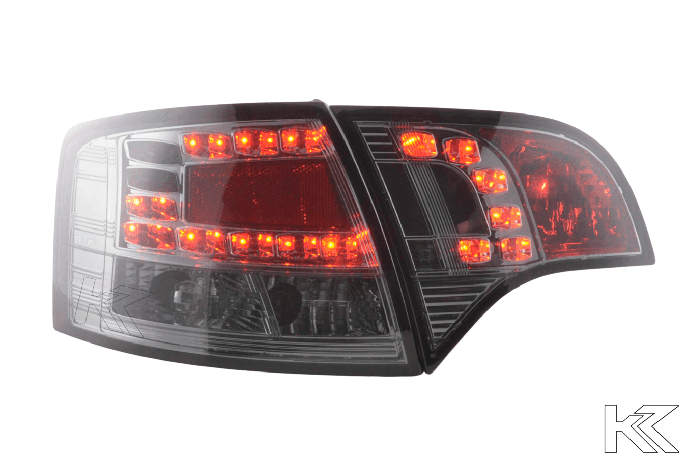 Audi A4 (B7/8E) Avant Chrome Smoke LED Taillights Set (2004-2008)