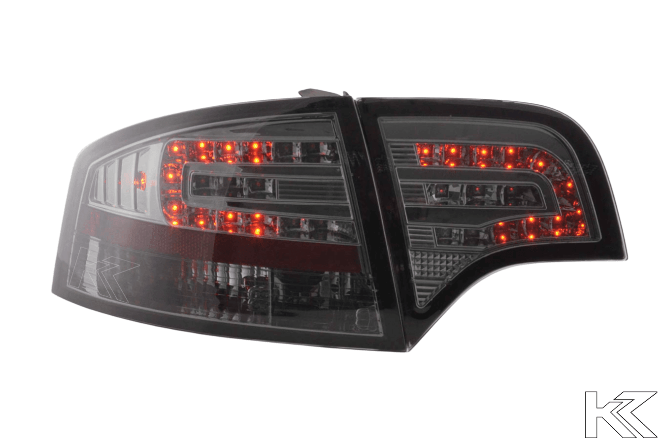 Audi A4 (B7/8E) Sedan Chrome Smoke LED Taillights Set (2004-2007)