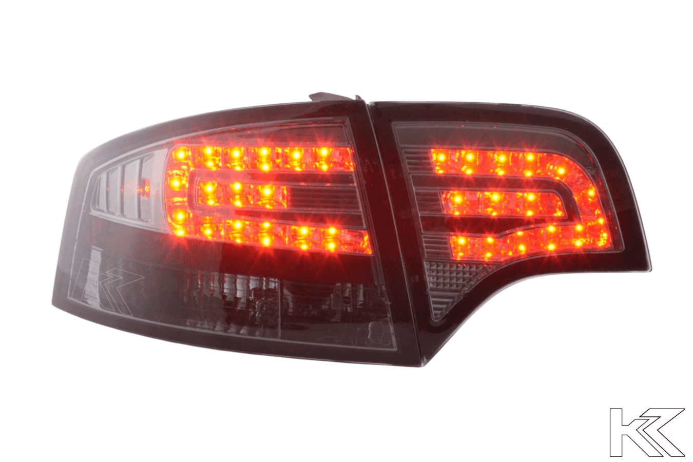 Audi A4 (B7/8E) Sedan Chrome Smoke LED Taillights Set (2004-2007)