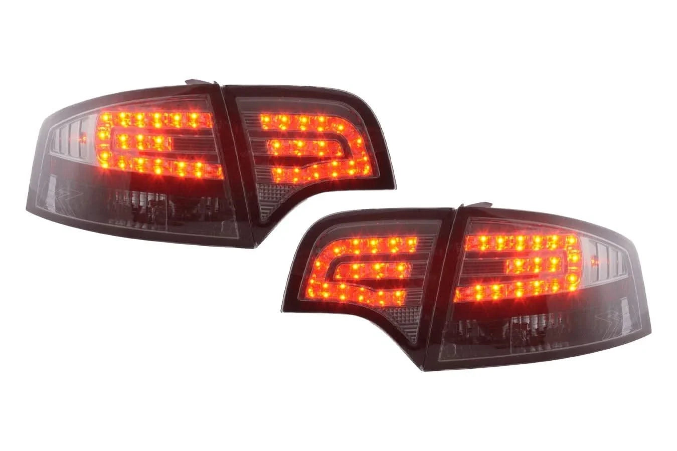 Audi A4 (B7/8E) Sedan Chrome Smoke LED Taillights Set (2004-2007)