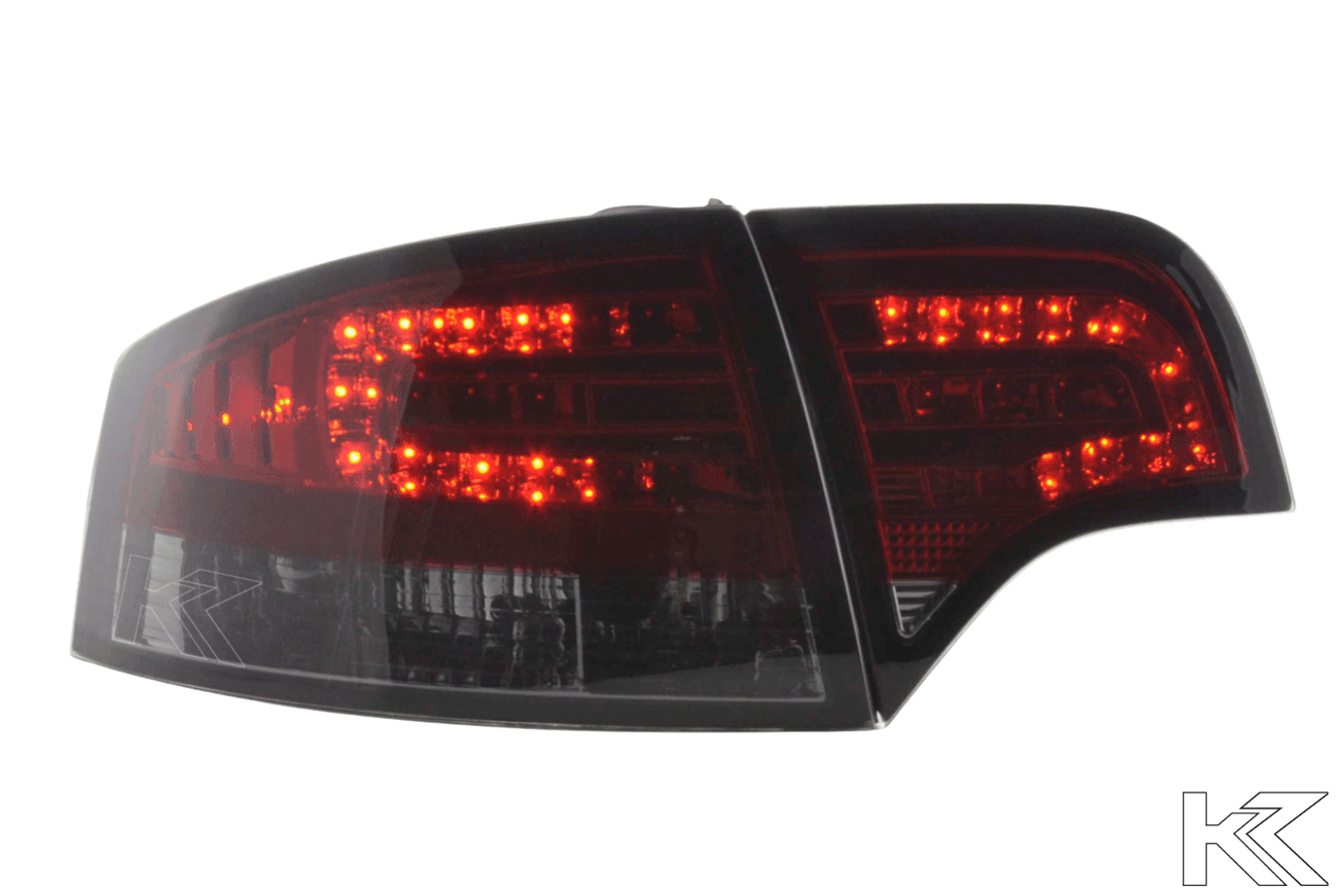 Audi A4 (B7/8E) Sedan Red Smoke LED Taillights Set (2004-2007)