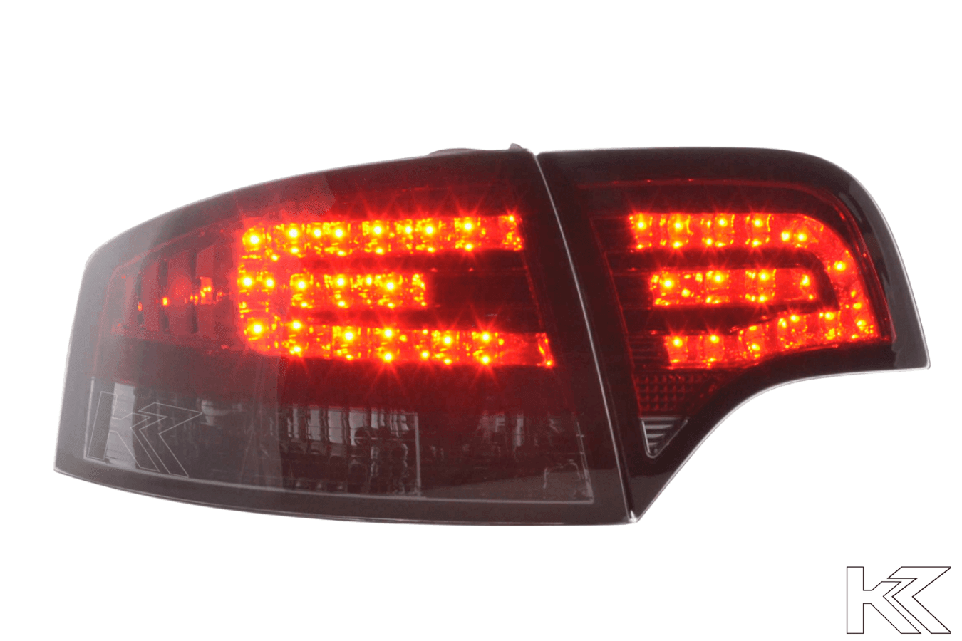 Audi A4 (B7/8E) Sedan Red Smoke LED Taillights Set (2004-2007)