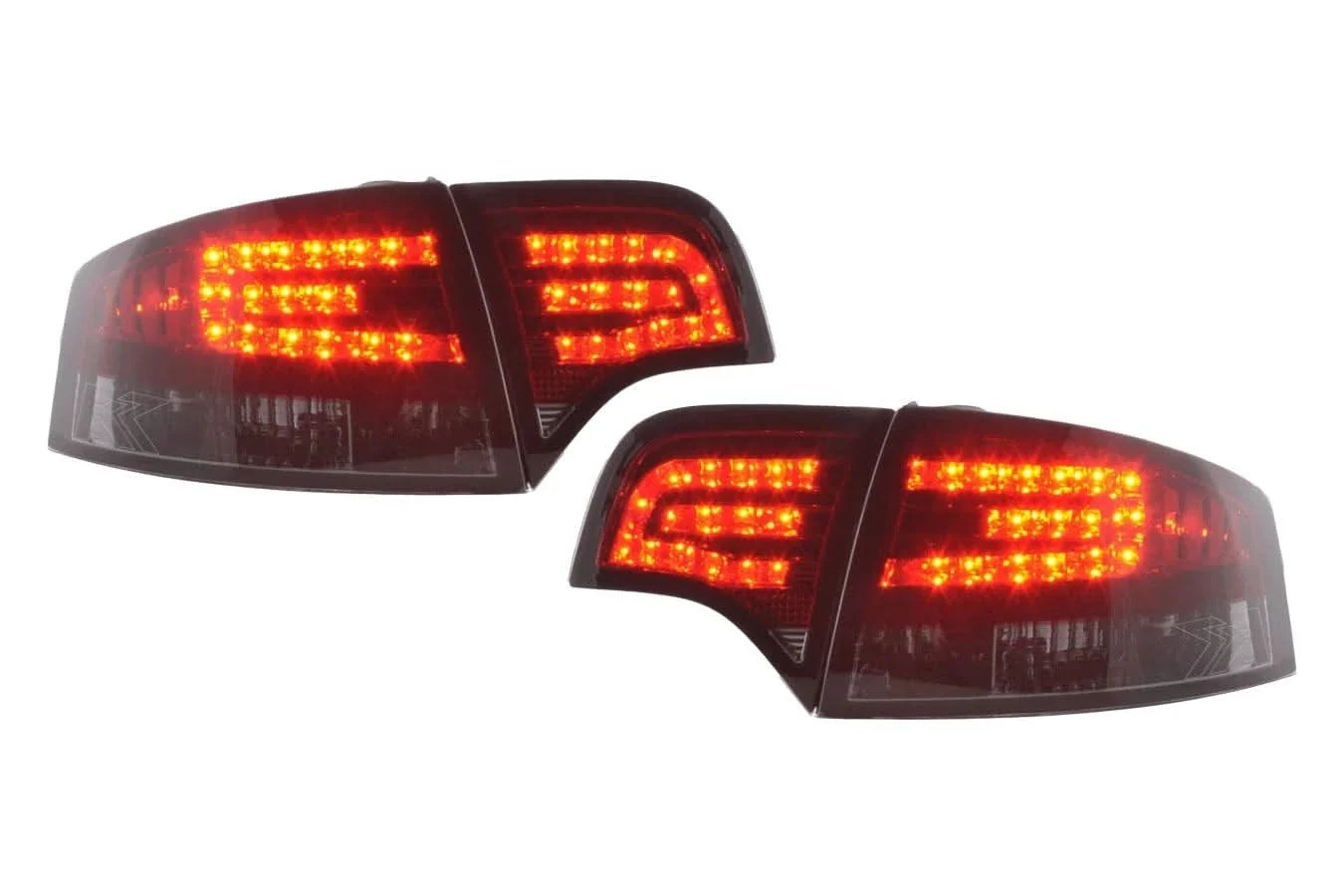 Audi A4 (B7/8E) Sedan Red Smoke LED Taillights Set (2004-2007)