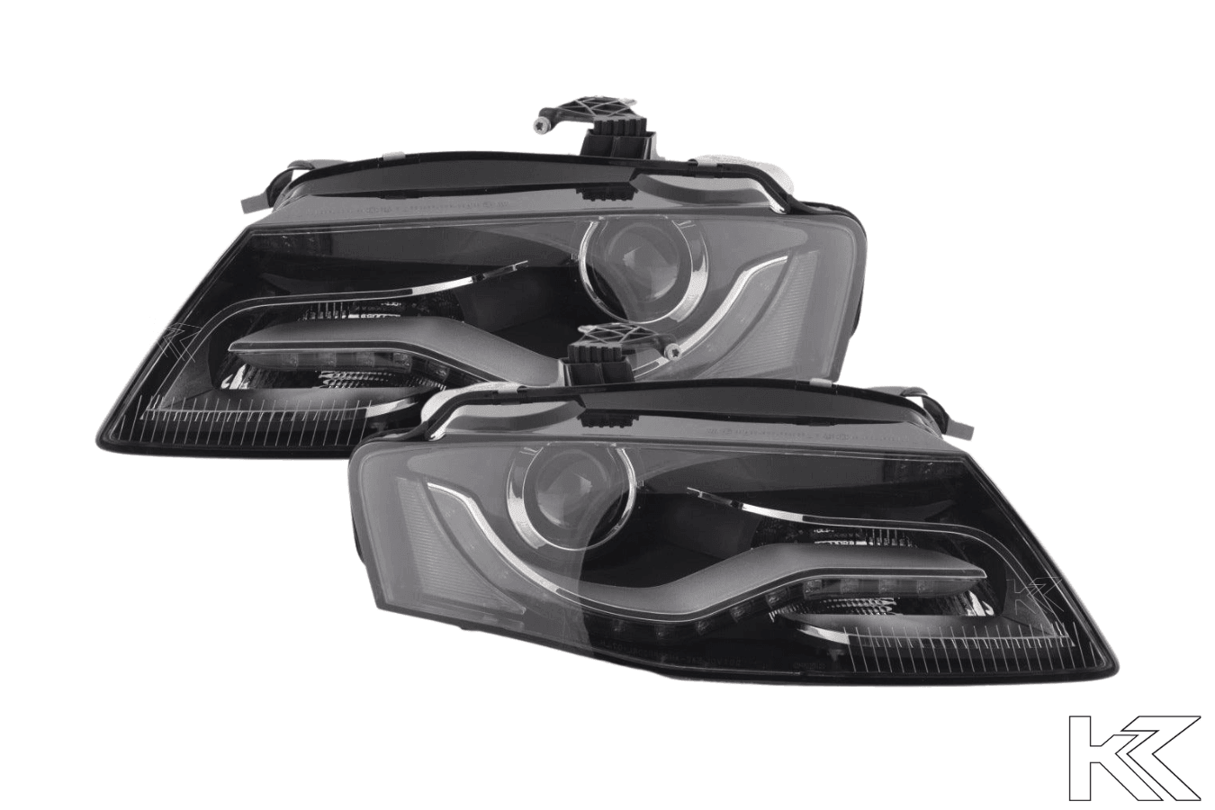 Audi A4 (B8/8K) OE+ Black Headlights - (2008-2011)