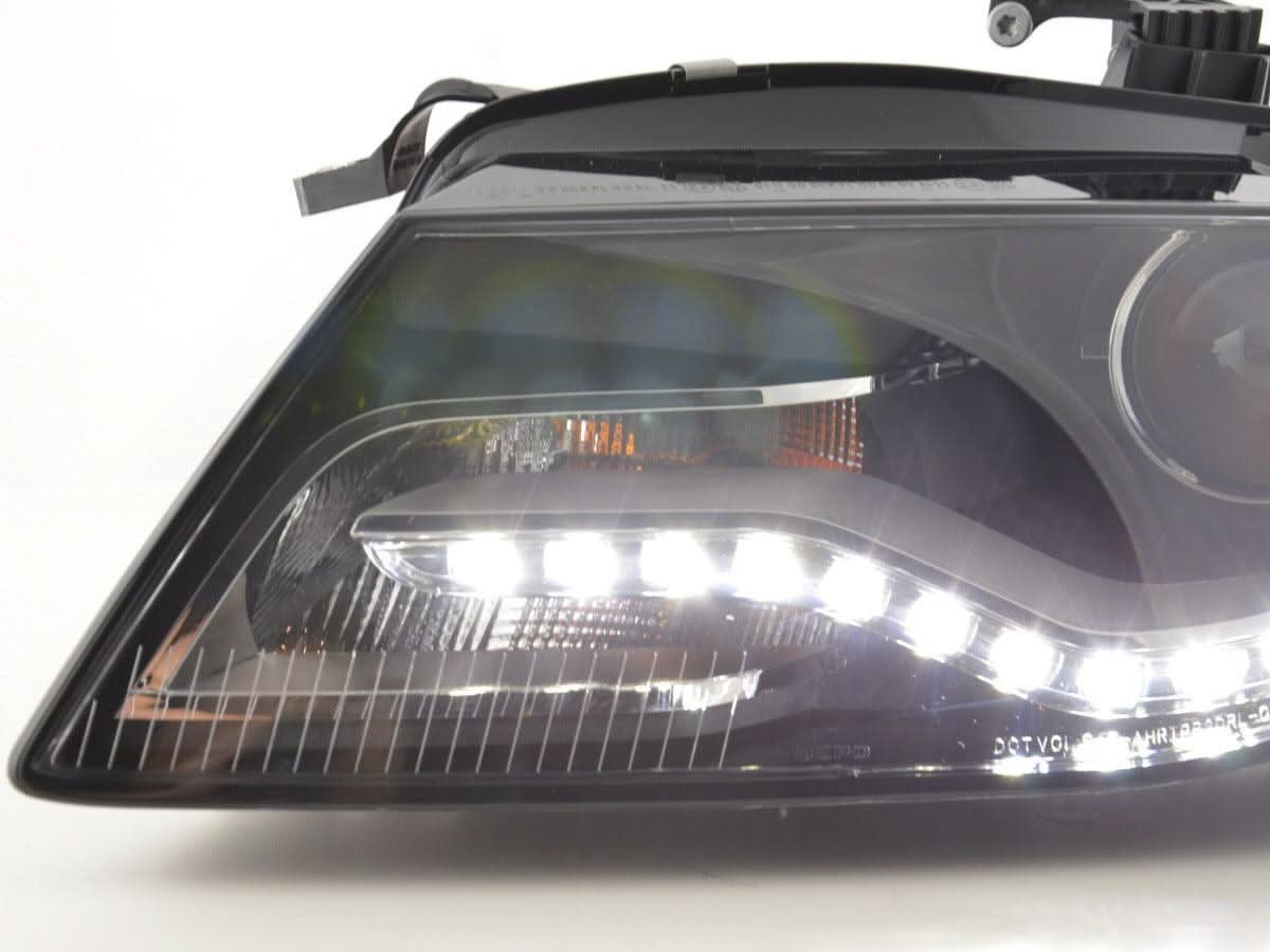 Audi A4 (B8/8K) OE+ Black Headlights - (2008-2011)